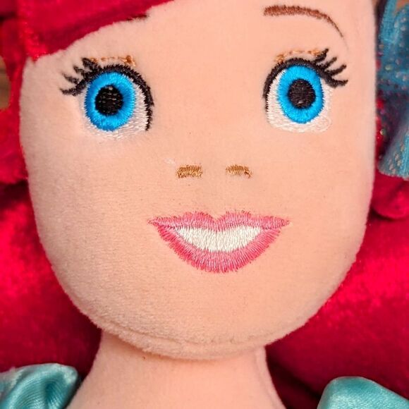 Disney Parks Little Mermaid & Sleeping Beauty Reversible Doll Ariel & Aurora - Picture 5 of 14